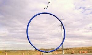 "Travelling Light" public art piece