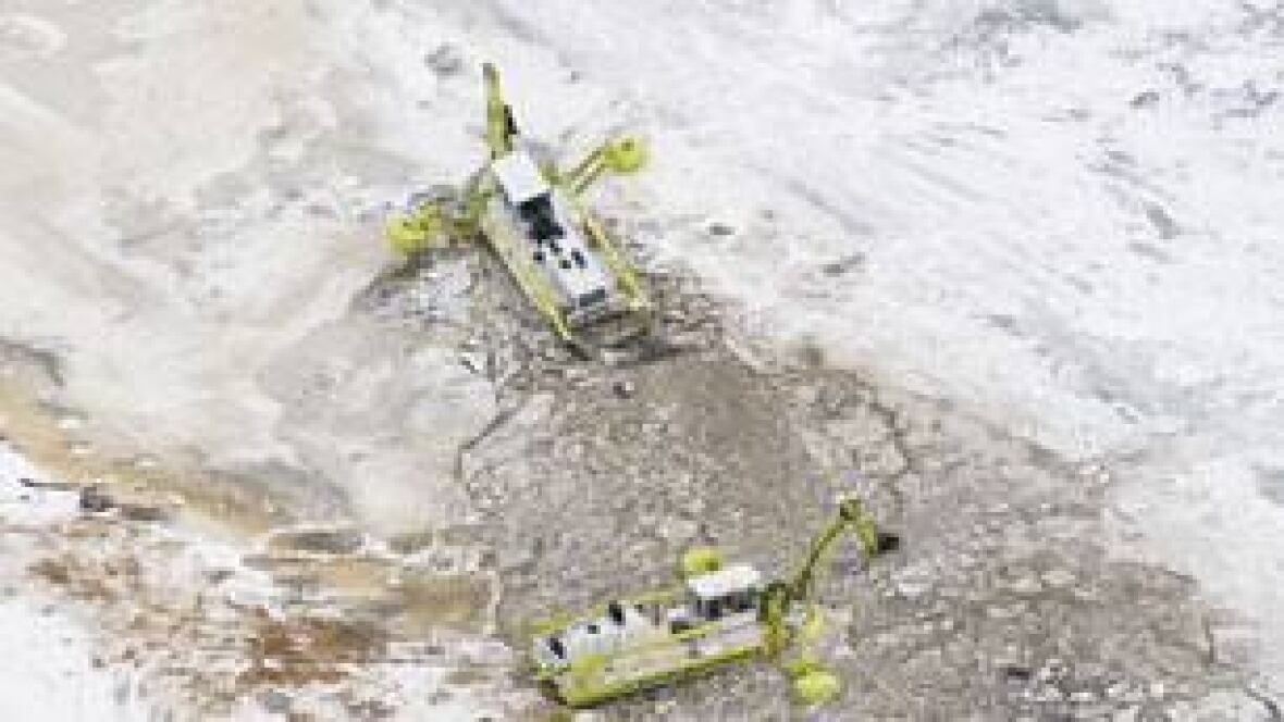 Ice cutting begins on Red River Manitoba CBC News