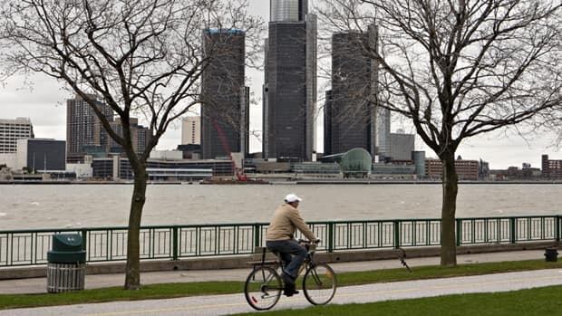 Residents of Windsor, Ont., shown here with a view of Detroit, Mich., in the background, are rattled by mysterious reverberations.
