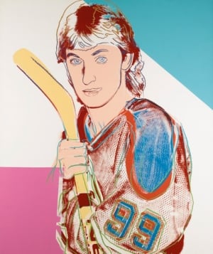Andy Warhol Wayne Gretzky painting