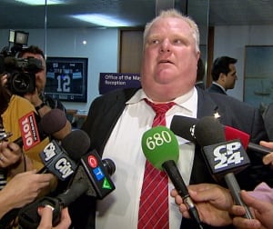 Toronto Mayor Rob Ford responds to Coun. Ainslie