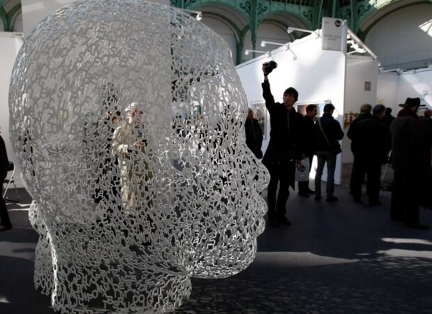 Nuria's White Head by Jaume Plensa