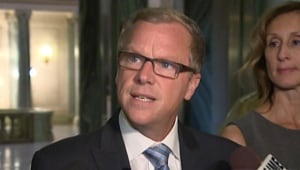 Brad Wall in scrum