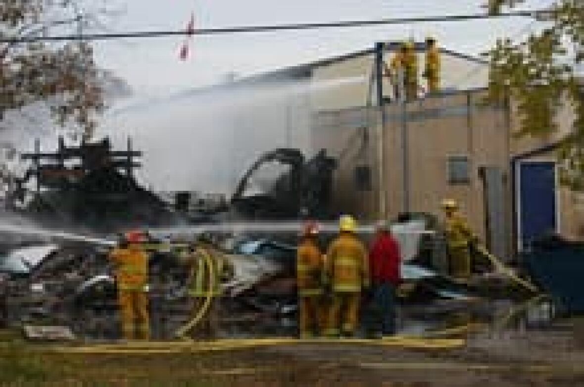 Lac du fire destroys 1946 grocery store CBC News