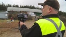 Craig Porter demonstrates new thermal imaging camera