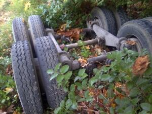 Logging truck crib