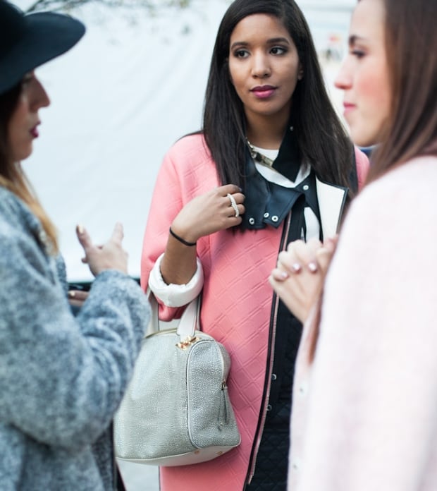 Those attending Fashion Week show up in many different looks