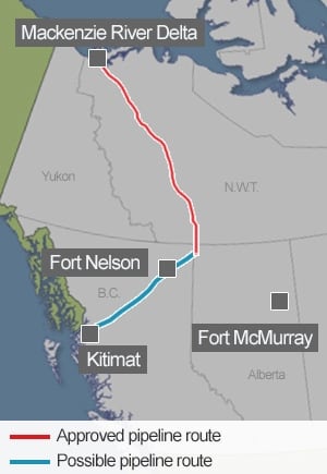 Map: MacKenzie Valley
