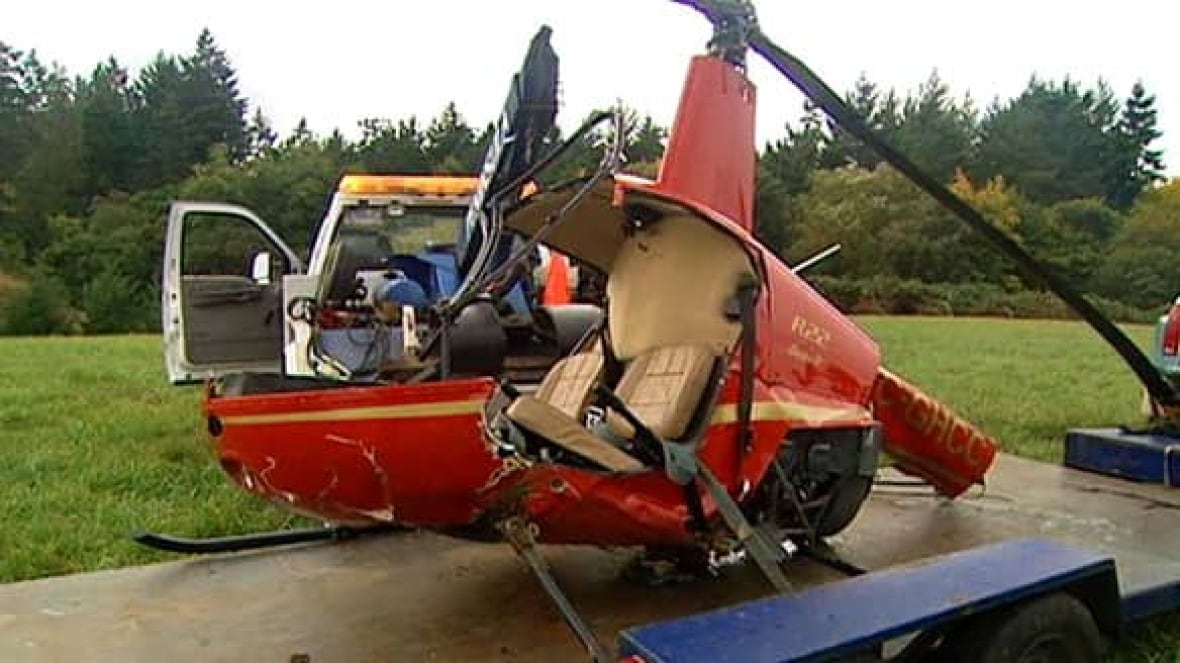 Victoria helicopter crash injures student and instructor CBC News
