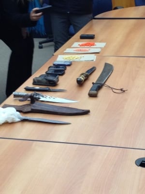 Drugs, weapons seized