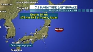 Japan tsunami advisory Oct. 25