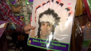 Native headdress costume