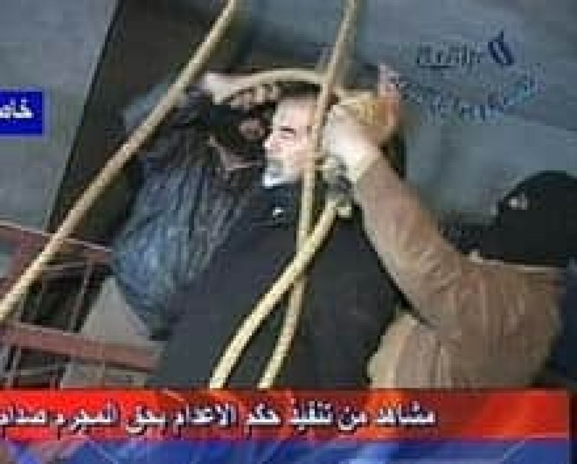 hanging Internet video of Saddam's hanging widely available | CBC News