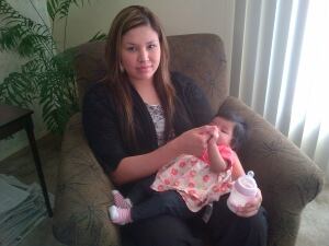 Kendra Weenie with daughter