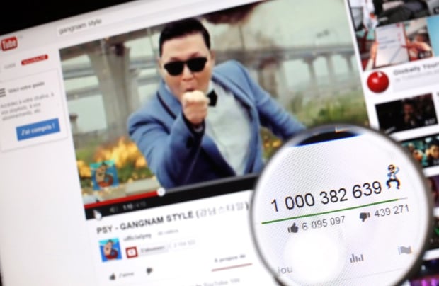 Psy's Gangnam Style on YouTube