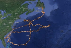 nl ocearch lydia tracking map 20131101
