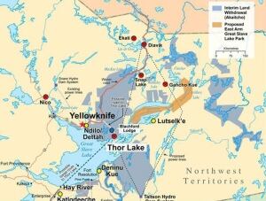 Thor Lake map