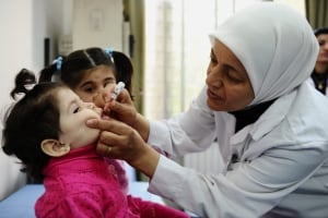 Mideast Syria UN Polio