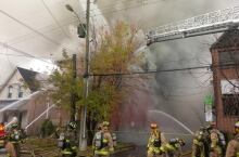 Lebreton Street North firefighters (Nov. 10, 2013)