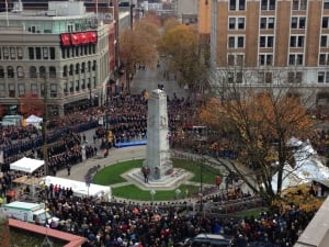 Victory Square Remembrance Day 2013