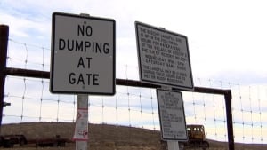 Landfill no dumping