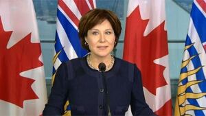 B.C. Premier Christy Clark