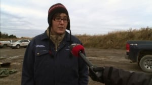 nl adele veinot veterinarian whale necropsy lewisporte 20131115