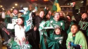 Riders fans jubilant