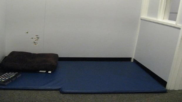 Seclusion room at New Westminster Secondary School