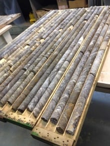 Vale Thompson core samples