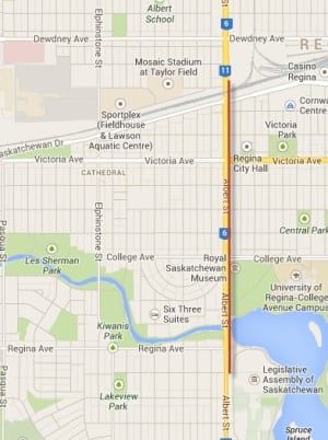 Grey Cup Parade Route