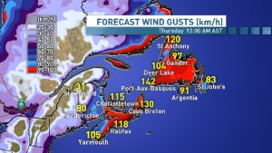Wind gusts Nov. 27