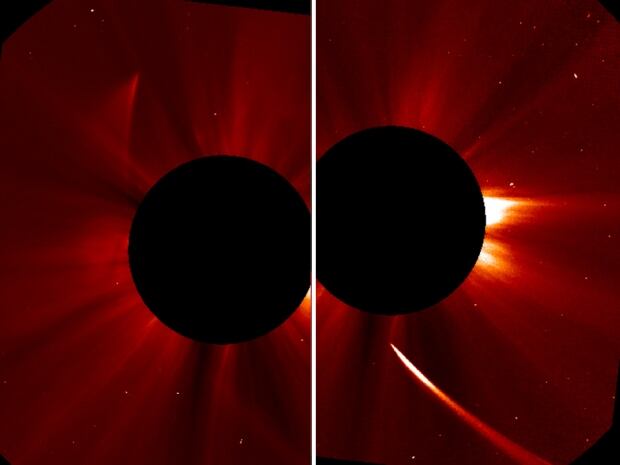 SOHO ISON coming going