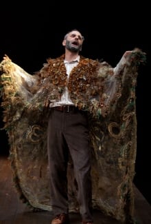 Alon Nashman sporting a cape in Hirsch