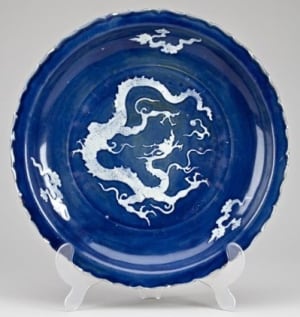 Chinese charger plate rare old Ottawa auction sold valuable