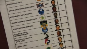 South African ballot