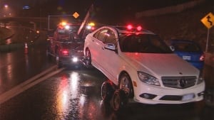 Car towed at drunk driving roadblock