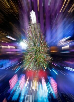 APTOPIX Rockefeller Tree Lighting