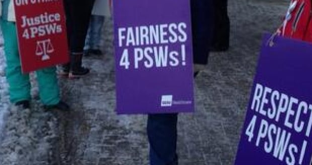 personal support worker strike sudbury