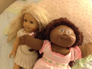 Abby Schroeder and Ana Márquez-Greene dolls