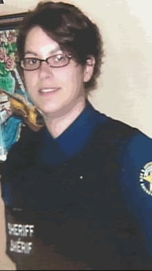 Natalie Doucet was one of the sheriffs in a van crash in April 2012
