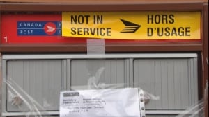 Canada Post broken into