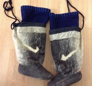 Sealskin boots, kamiks