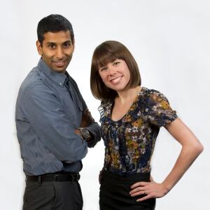 Denzil D'Sa and Jenviev Azzolin