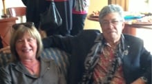 Shelagh Rogers and Thomas King