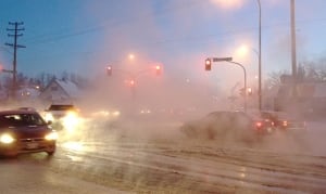 Foggy street