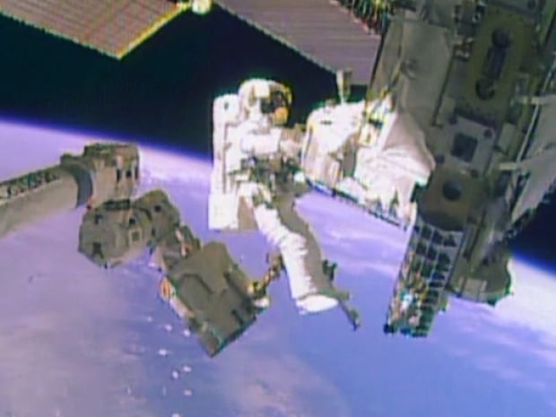 Mike Hopkinds spacewalk
