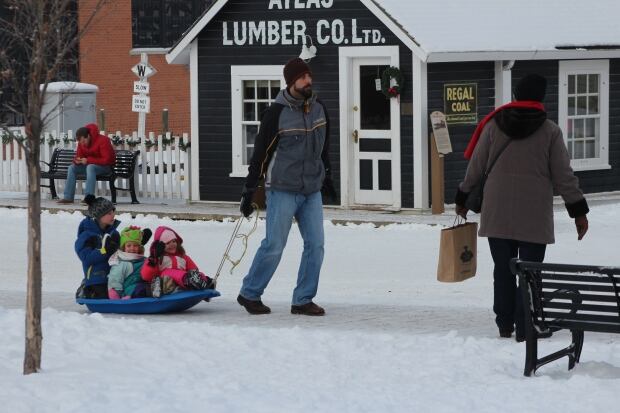 People Enjoying the day at Heritage Park