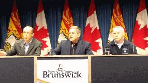 NB Power, EMO and Premier David Alward give update on power outages