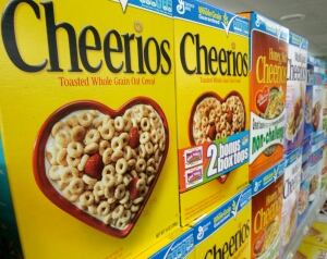 Earns General Mills cheerios